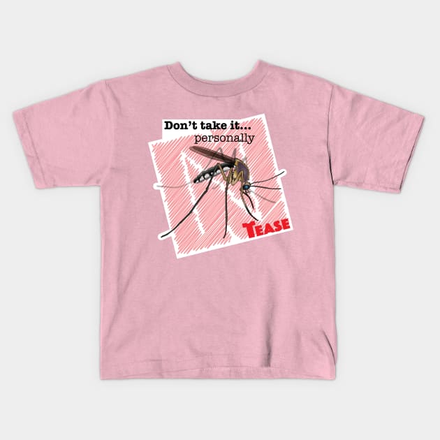 Mosquito biting Kids T-Shirt by NN Tease